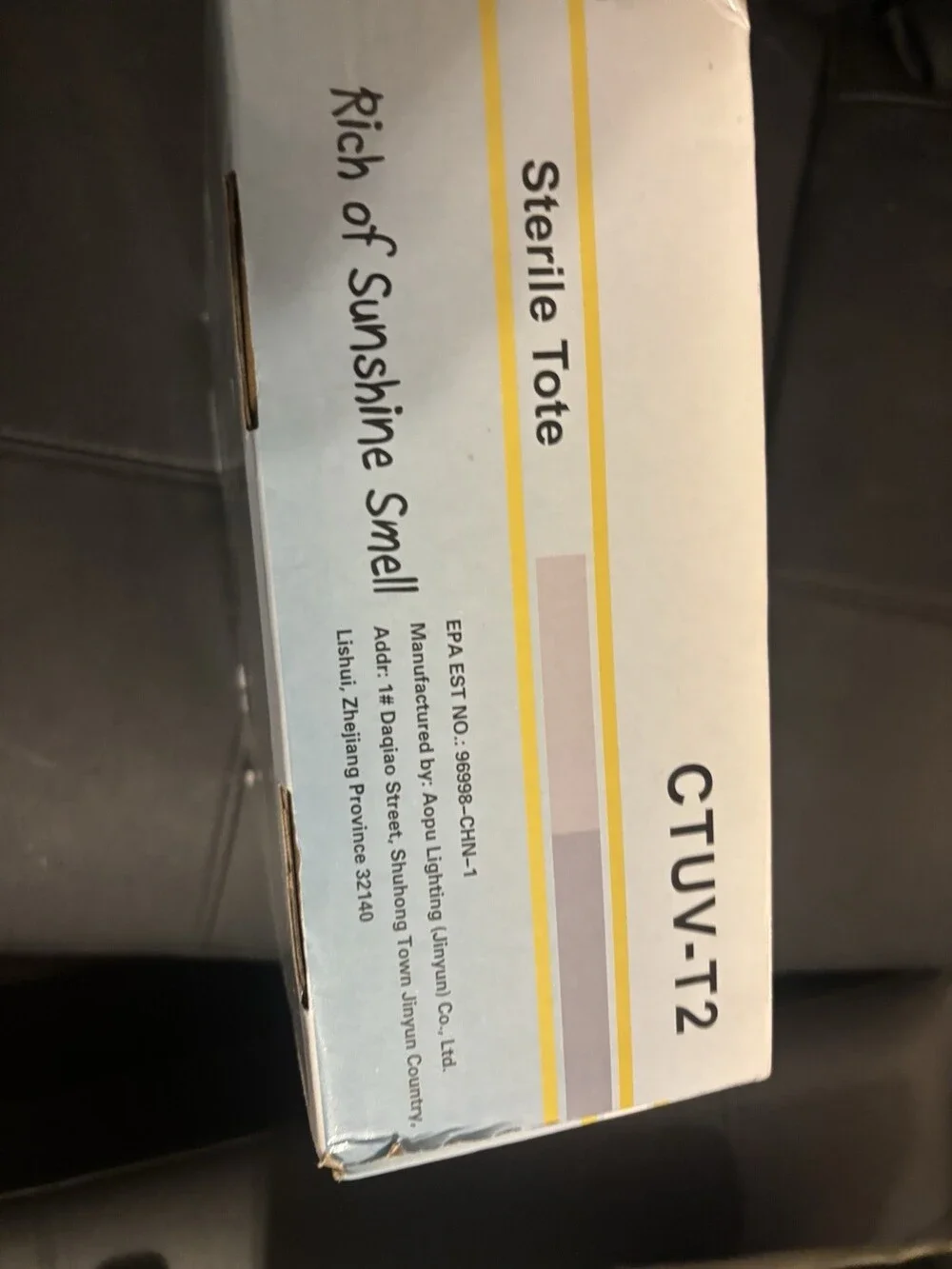 Sterilizer Portable Sterile Tote with USB Input CTUV-T2 New 4W UVC Light